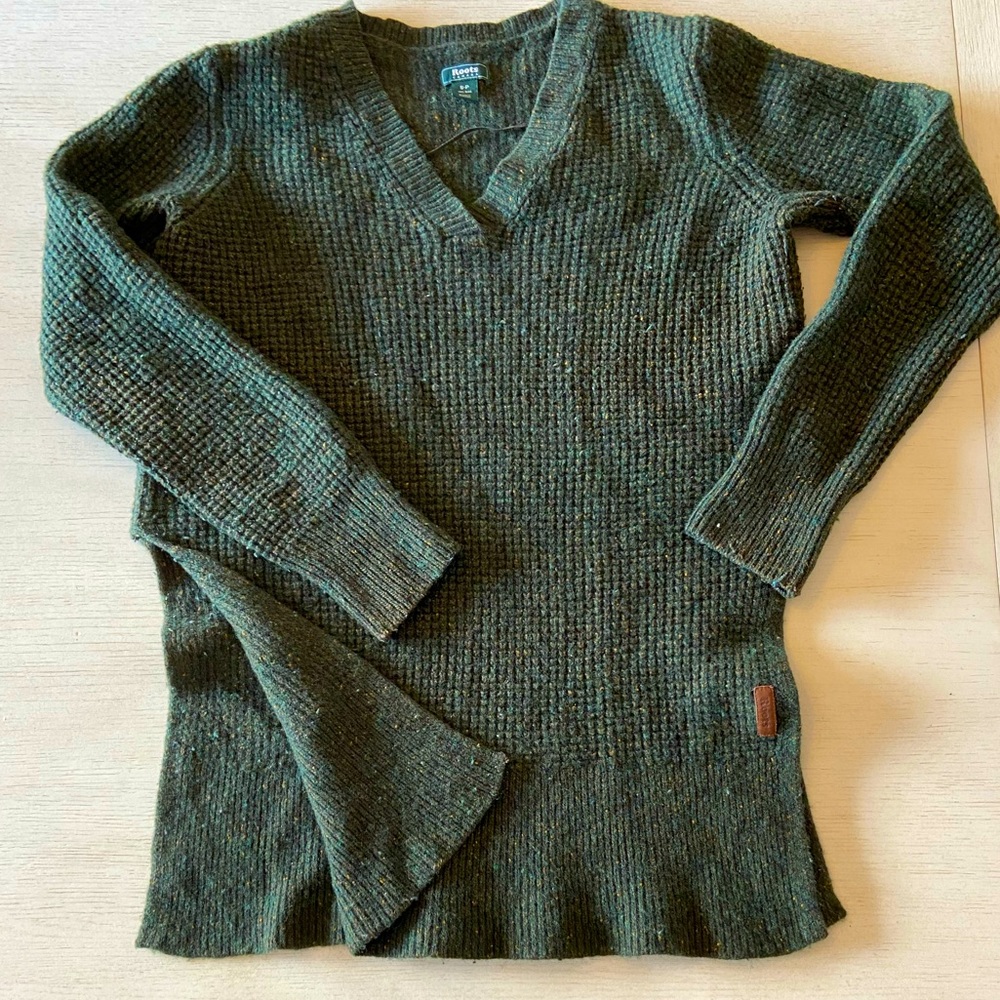 Roots Lambs Wool Tunic Sweater
